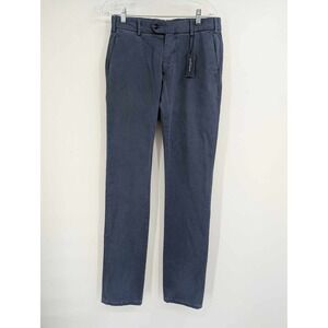 Peter Millar Collection Blue Concorde‎ Garment-Dyed Flat-Front Pants Sz 30